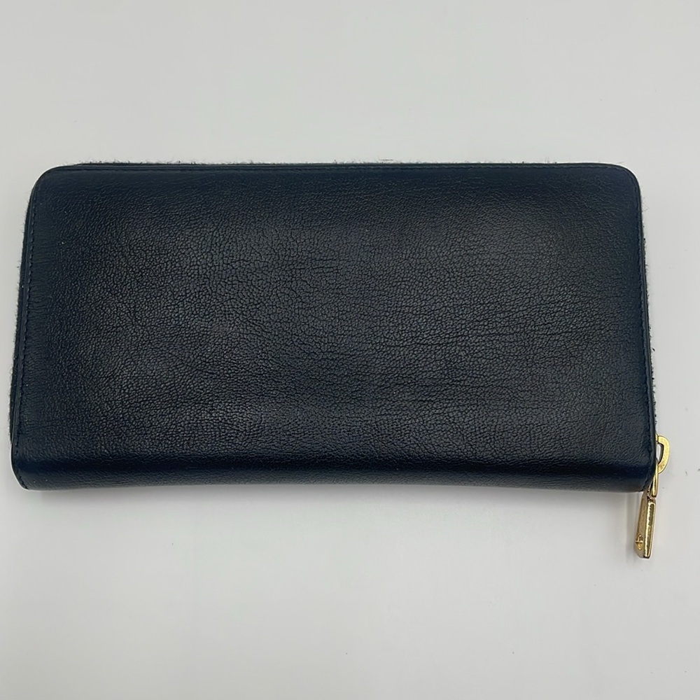 YSL EUC Black Leather Wallet - Picture 5 of 11
